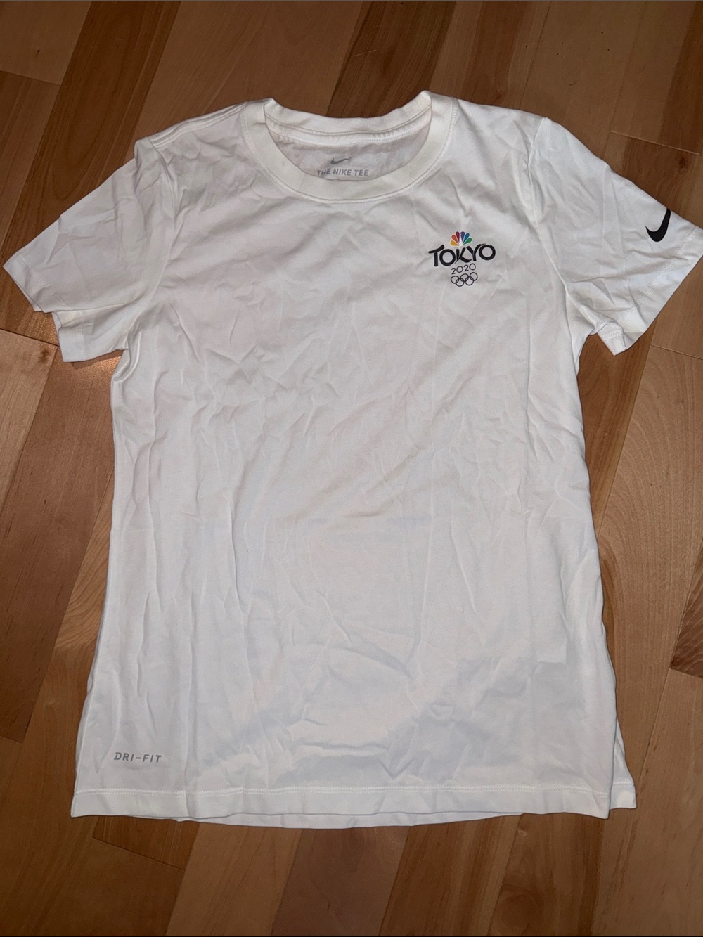 Nike White Tokyo 2020 Olympic Logo Dri-FIT Tee Collectors piece NWT